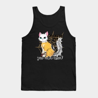 Frankencat, the purrfect Halloween pet Tank Top